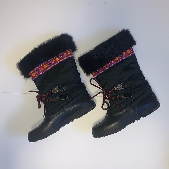 Sorel Vintage Black Winter Boots - Women’s Size 8 - Picture 3 of 6